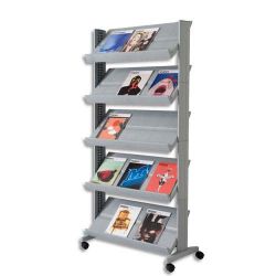 PAPERFLOW Présentoir Mobile 5 Tablettes
