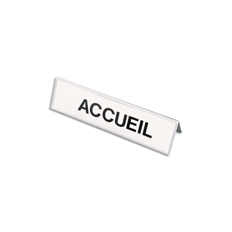 ELBA Boîte de 25 chevalets porte-nom 6 x 25 cm en PVC ELBA Boîte de 25 chevalets porte-nom 6 x 25 cm en PVC