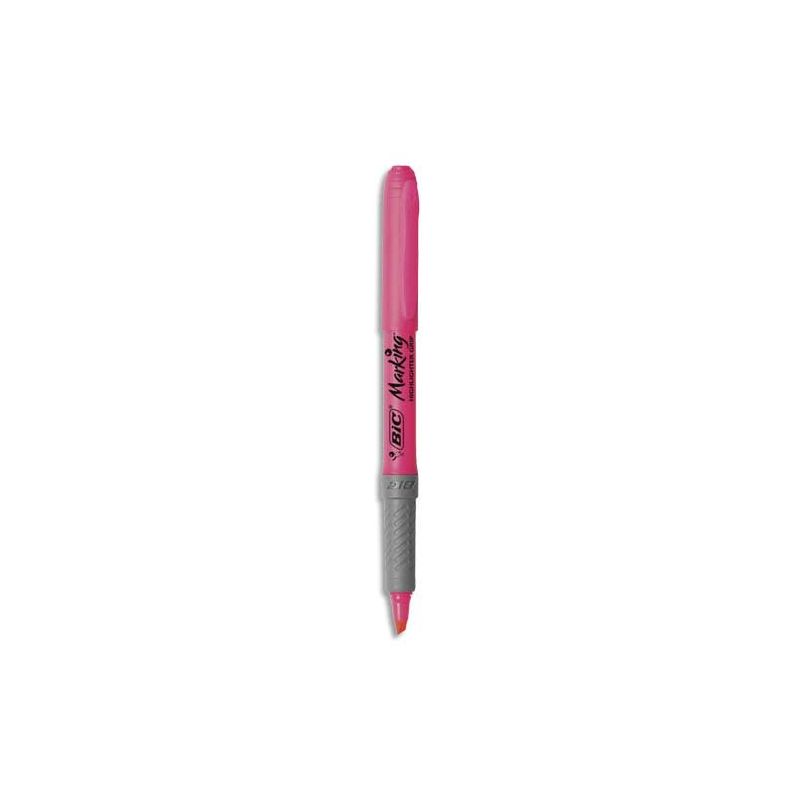 BIC Surligneur Rose Highlighter grip BIC Surligneur Rose Highlighter grip