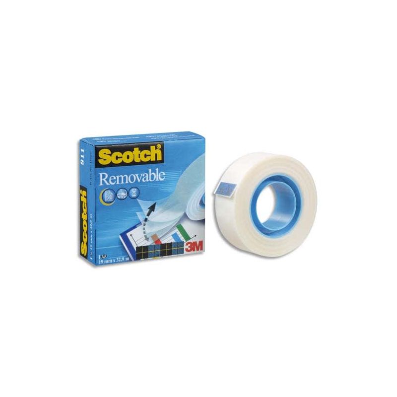 SCOTCH Ruban adhésif invisible repositionnable Magic 811 SCOTCH Ruban adhésif invisible repositionnable Magic 811