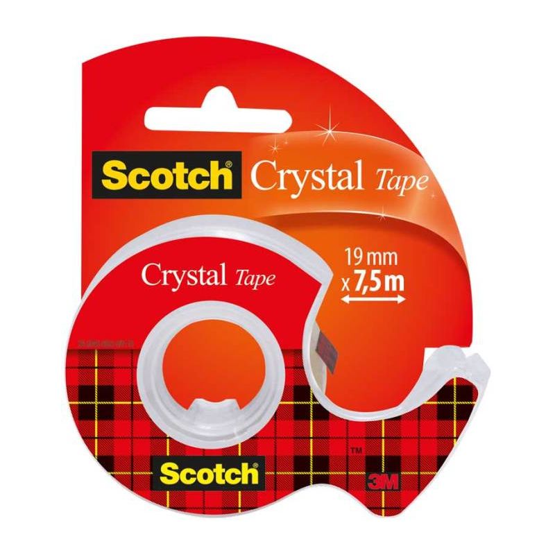 SCOTCH Ruban Crystal transparent 19mm x 7,5m SCOTCH Ruban Crystal transparent 19mm x 7,5m
