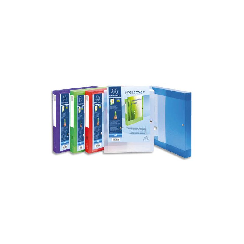 EXACOMPTA KREACOVER Boîte de classement personnalisable EXACOMPTA KREACOVER Boîte de classement personnalisable
