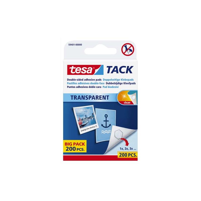 TESA 200 pastilles adhésives Tack double-face