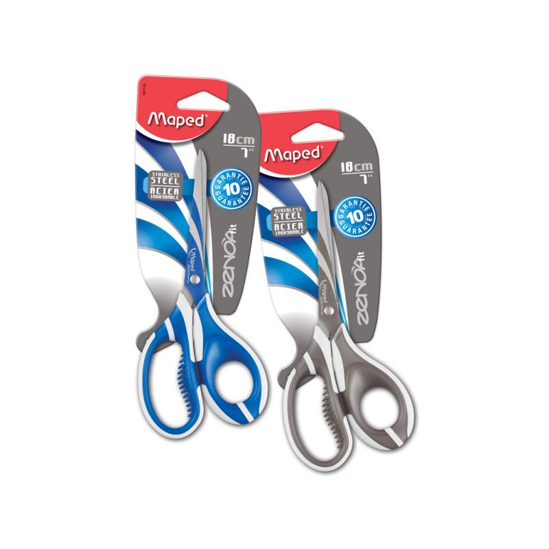 MAPED ZENOA FIT Ciseau 18cm spécial confort MAPED ZENOA FIT Ciseau 18cm spécial confort