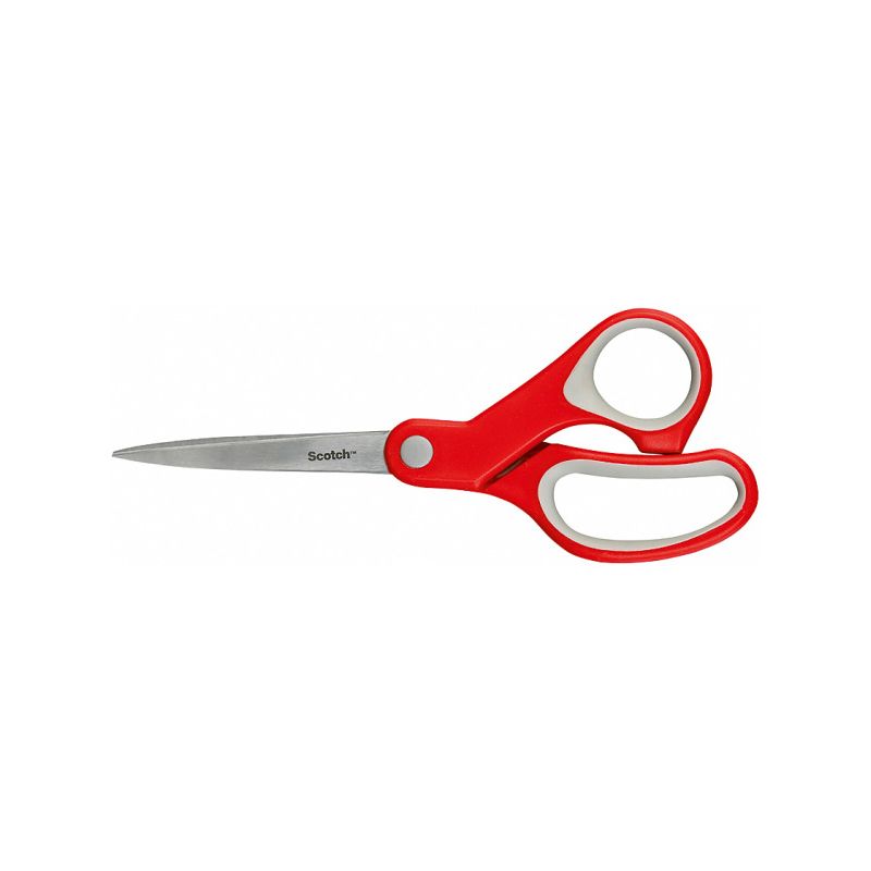 SCOTCH Ciseaux Confort en acier inoxydable ambidextre 20cm SCOTCH Ciseaux Confort en acier inoxydable ambidextre 20cm
