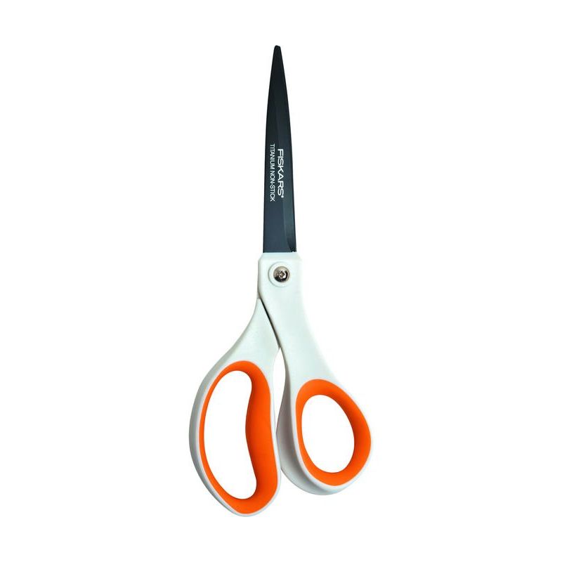 FISKARS Ciseau avec lame titane et revêtement non collant longueur 21cm FISKARS Ciseau avec lame titane et revêtement non collant longueur 21cm