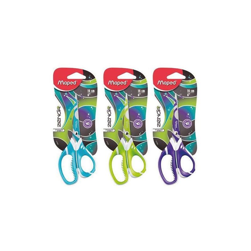 MAPED ZENOA FIT Paire de ciseaux 15 cm couleurs assortis MAPED ZENOA FIT Paire de ciseaux 15 cm couleurs assortis