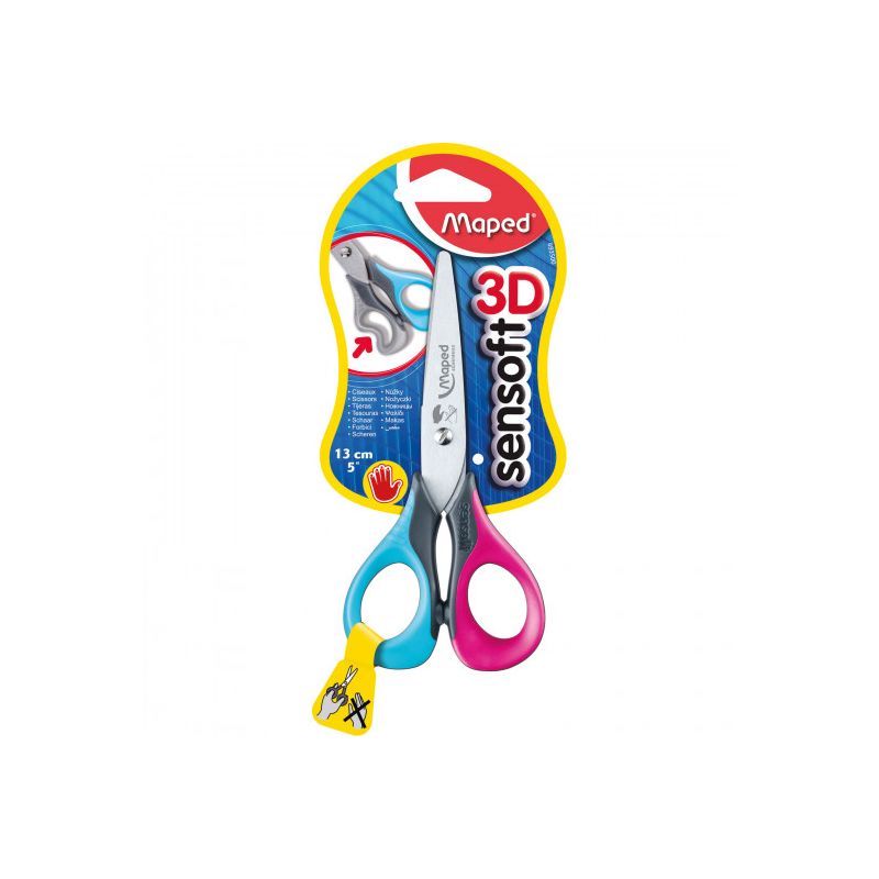 MAPED SENSOFT Ciseaux 13 cm pour gaucher MAPED SENSOFT Ciseaux 13 cm pour gaucher