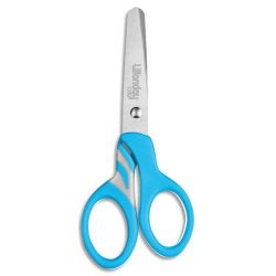 WONDAY CAID Ciseaux droitier Bleu ou Rose 13cm enfants