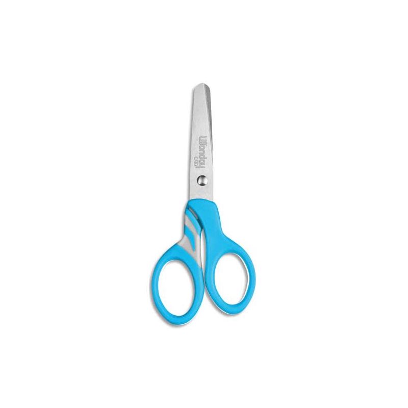 WONDAY CAID Ciseaux droitier Bleu ou Rose 13cm enfants