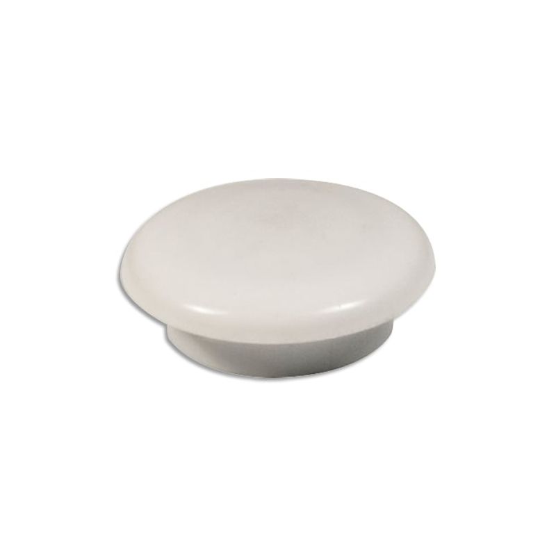 Boîte de 7 aimants 20 mm ronds Blanc Boîte de 7 aimants 20 mm ronds Blanc
