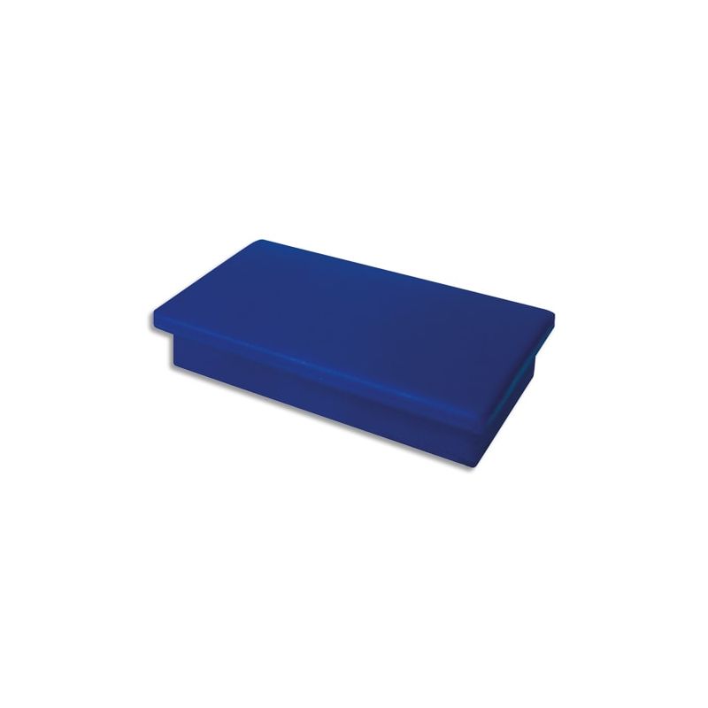 Plaquette de 4 aimants rectangulaires Bleu 1,1 x 2,7 cm Plaquette de 4 aimants rectangulaires Bleu 1,1 x 2,7 cm