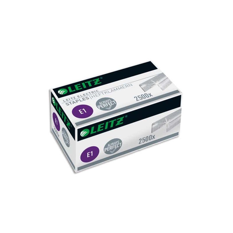 LEITZ Boîte de 2500 agrafes pour agrafeuse électrique 5532 10 feuilles
