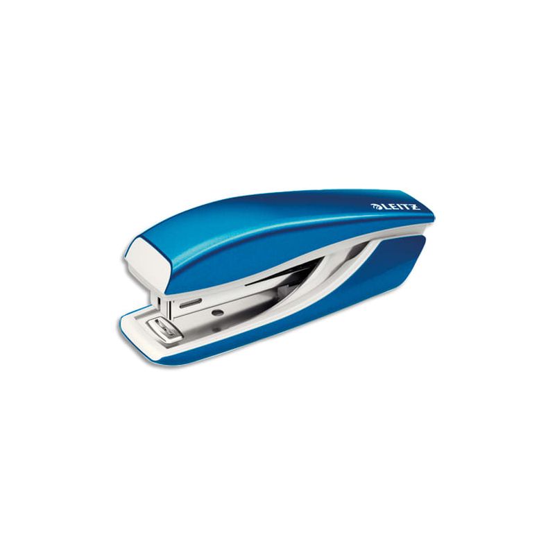 LEITZ Mini pince agrafeuse WOW Bleu agrafes n°10 capacité 10 feuilles LEITZ Mini pince agrafeuse WOW Bleu agrafes n°10 capacité 10 feuilles