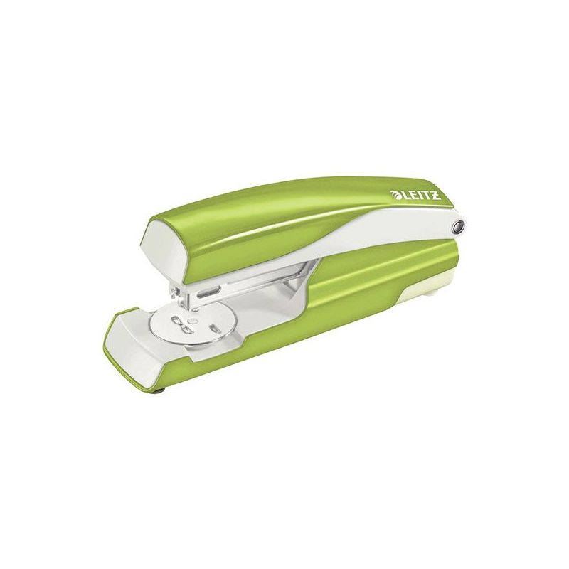 LEITZ Agrafeuse métal Vert anis métalisé capacité 30 feuilles pour agrafes 24/6-26/6