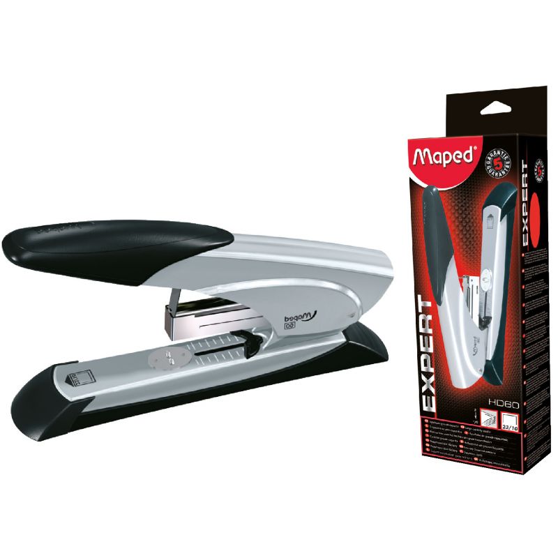 MAPED Agrafeuse sur socle Expert HD90 Capacité 90 feuilles MAPED Agrafeuse sur socle Expert HD90 Capacité 90 feuilles