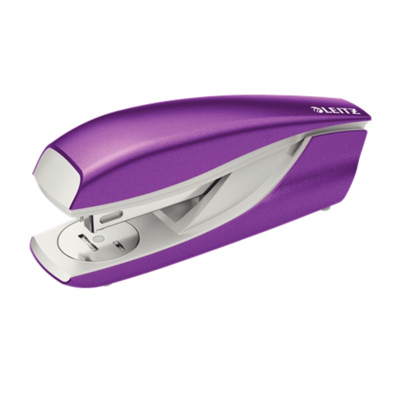 LEITZ Agrafeuse WOW Coloris violet Capacité 30 feuilles LEITZ Agrafeuse WOW Coloris violet Capacité 30 feuilles