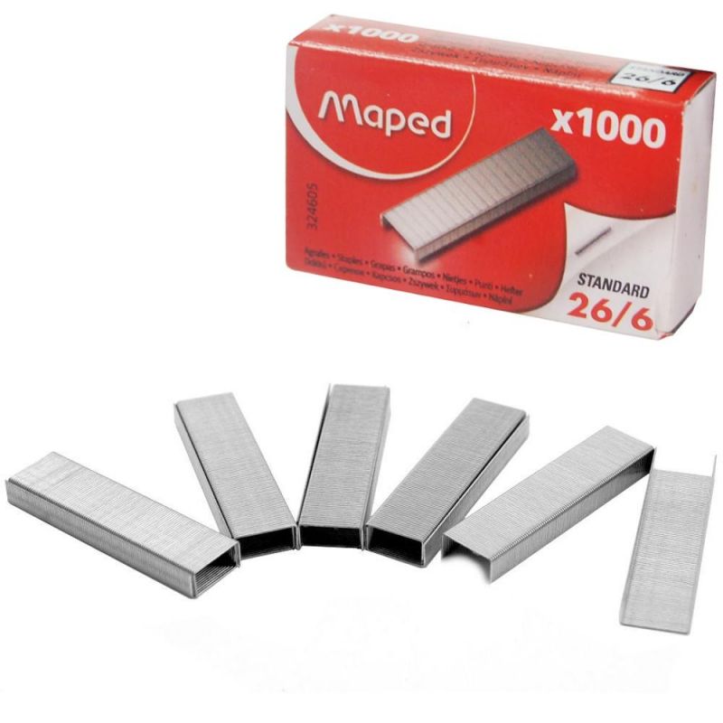 MAPED Boîte de 1000 agrafes 26/6 MAPED Boîte de 1000 agrafes 26/6