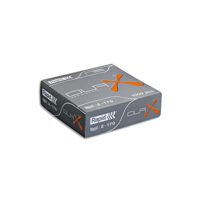 RAPID Boîte de 1000 agrafes Duax. Spécifique pour l'agrafeuse Duax RAPID Boîte de 1000 agrafes Duax. Spécifique pour l'agrafeuse Duax