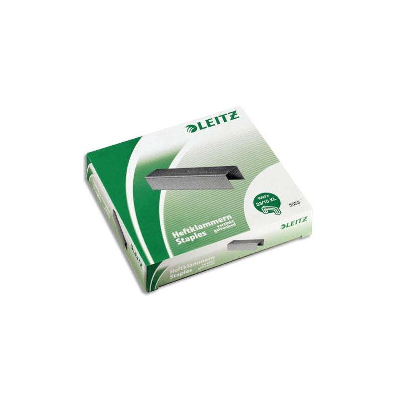 LEITZ Boîte de 1000 agrafes 23/15XL LEITZ Boîte de 1000 agrafes 23/15XL