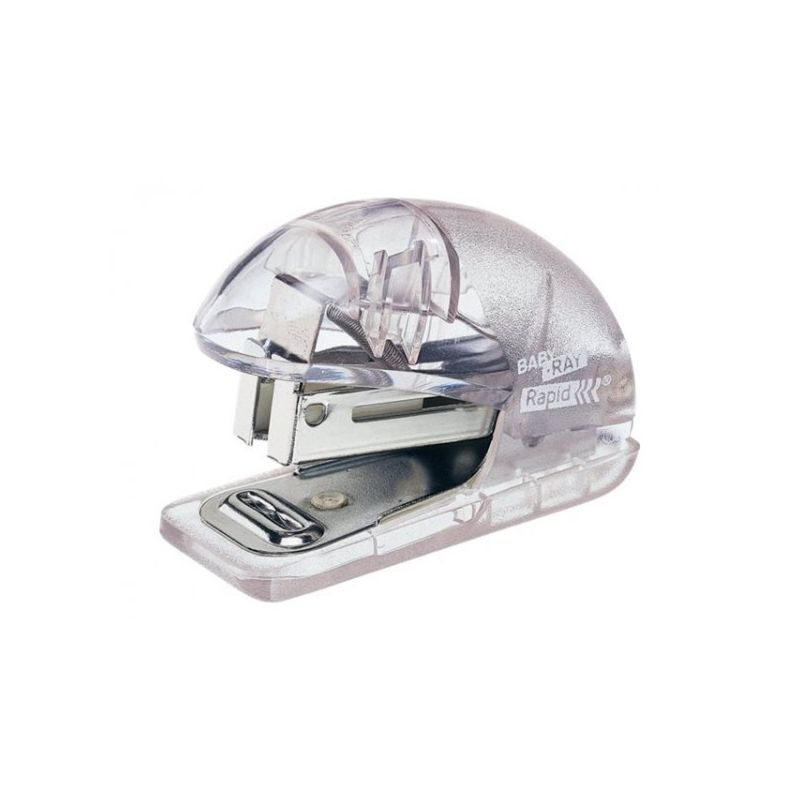 RAPID Mini agrafeuse Baby-Ray Capacité 10 feuilles Blanc RAPID Mini agrafeuse Baby-Ray Capacité 10 feuilles Blanc