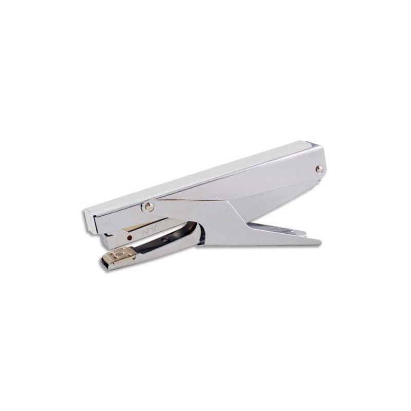 Pince agrafeuse métallique Agrafes Bébé 8/4 Capacité 15 feuilles Coloris Blanc Pince agrafeuse métallique Agrafes Bébé 8/4 Capacité 15 feuilles Coloris Blanc