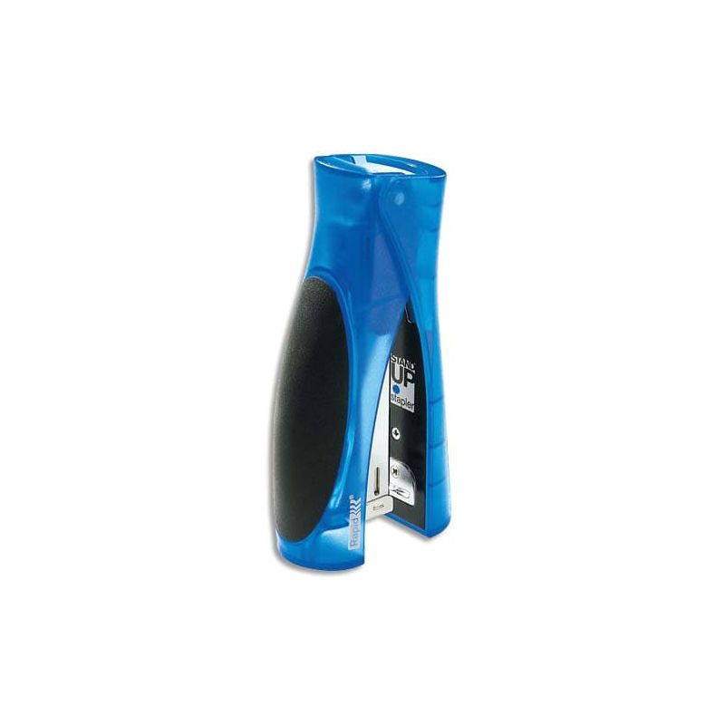 RAPID Pince agrafeuse Stand Up F20 Bleu Transparent RAPID Pince agrafeuse Stand Up F20 Bleu Transparent