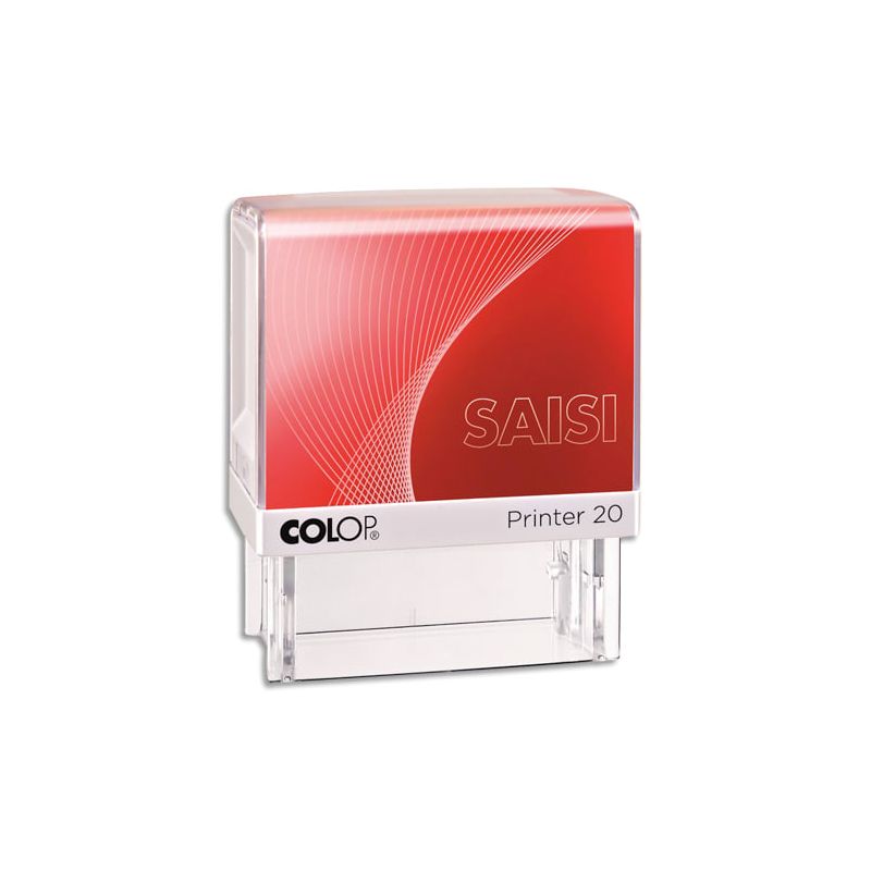 COLOP Timbre formule SAISI Encrage Rouge COLOP Timbre formule SAISI Encrage Rouge