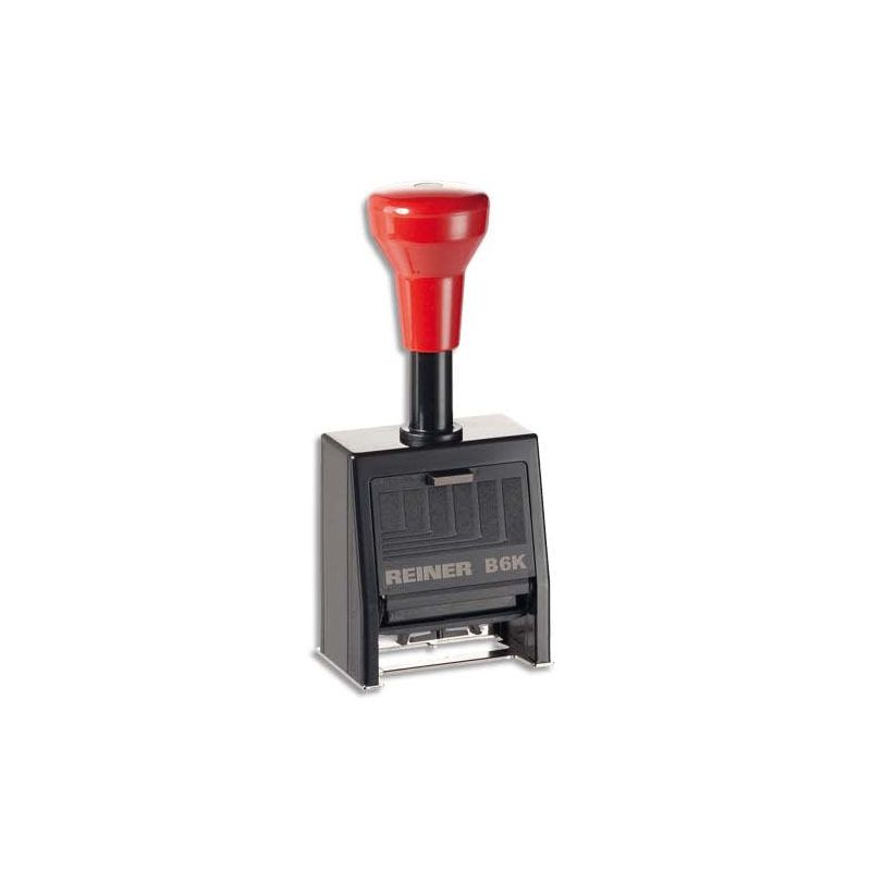 REINER Folioteur 6 chiffres police Bâton REBK6