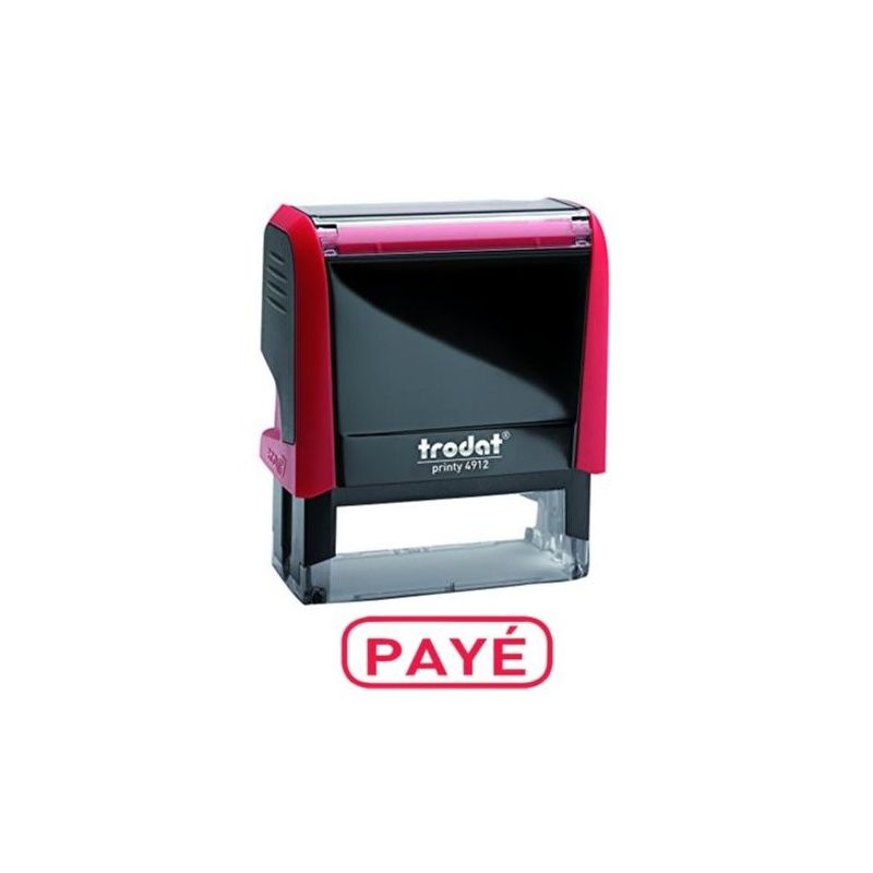 TRODAT Timbre formule PAYE Encrage Rouge TRODAT Timbre formule PAYE Encrage Rouge