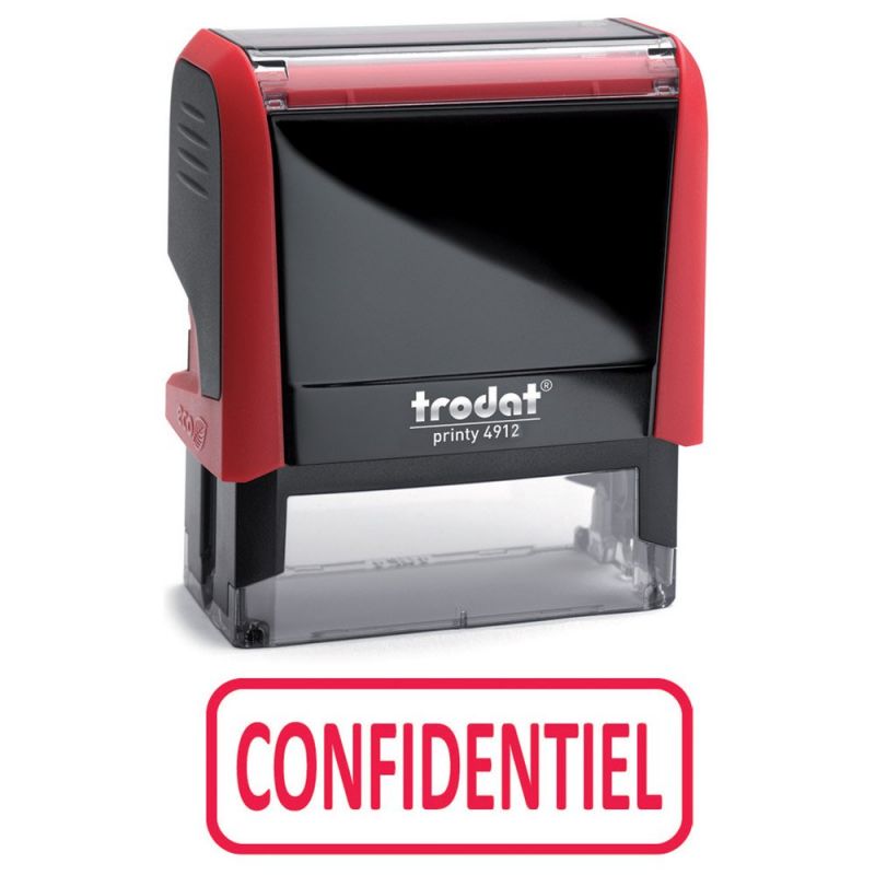 TRODAT Timbre formule CONFIDENTIEL Encrage Rouge TRODAT Timbre formule CONFIDENTIEL Encrage Rouge