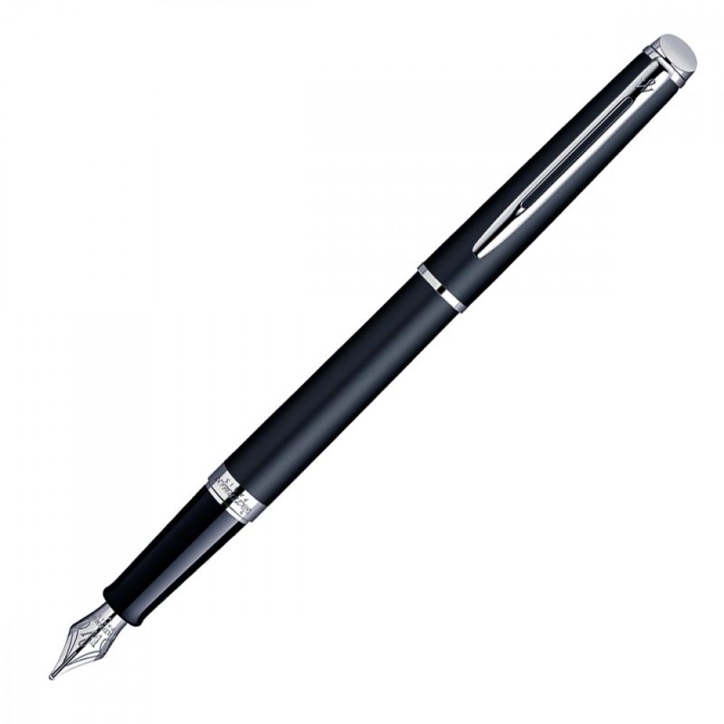 WATERMAN Stylo plume Pointe moyenne HEMISPHERE corps laqué Noir mat WATERMAN Stylo plume Pointe moyenne HEMISPHERE corps laqué Noir mat