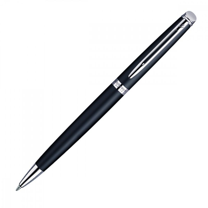  WATERMAN Stylo bille Pointe moyenne HEMISPHERE corps laqué Noir Mat