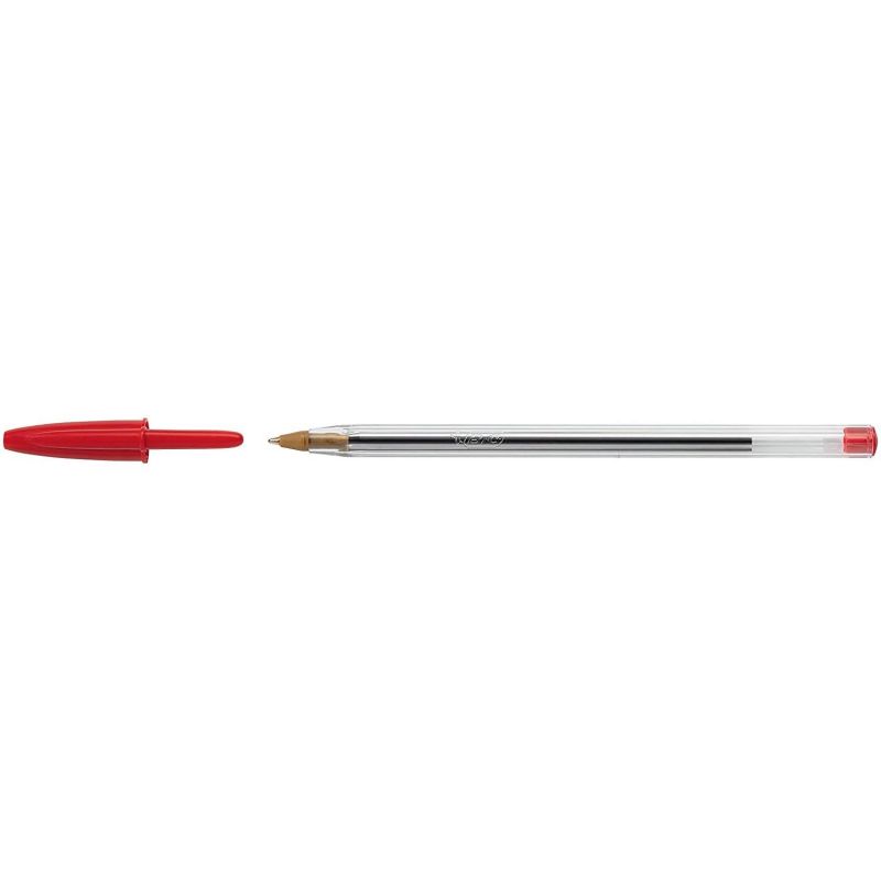 BIC CRISTAL Stylo à bille pointe moyenne encre Rouge BIC CRISTAL Stylo à bille pointe moyenne encre Rouge