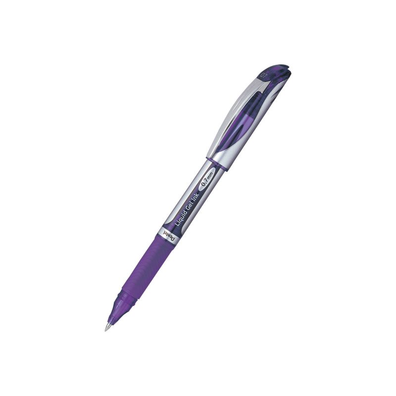 PENTEL ENERGEL Stylo Roller Rechargeable pointe moyenne Coloris Violet PENTEL ENERGEL Stylo Roller Rechargeable pointe moyenne Coloris Violet