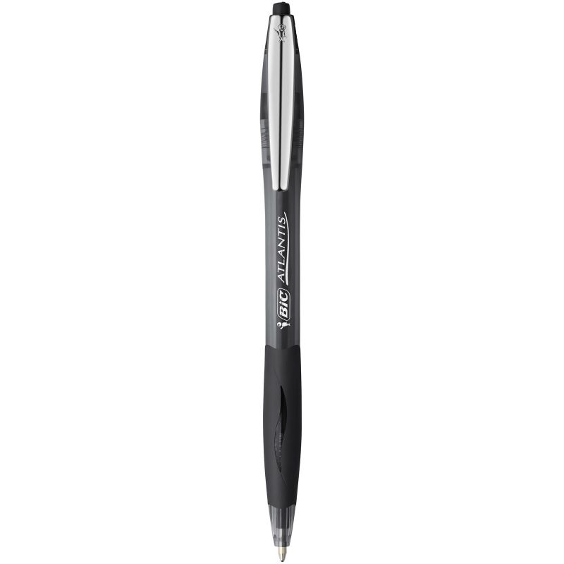 BIC ATLANTIS SOFT Stylo Bille rétractable et rechargeable pointe moyenne Encre Noire BIC ATLANTIS SOFT Stylo Bille rétractable et rechargeable pointe moyenne Encre Noire