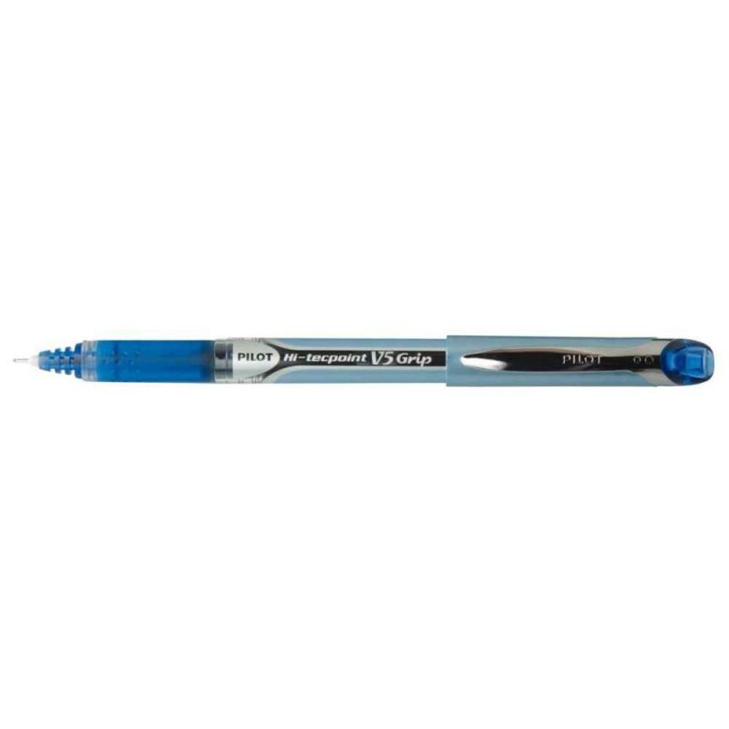 PILOT V5 Stylo roller grip pointe aiguille Encre Bleue PILOT V5 Stylo roller grip pointe aiguille Encre Bleue