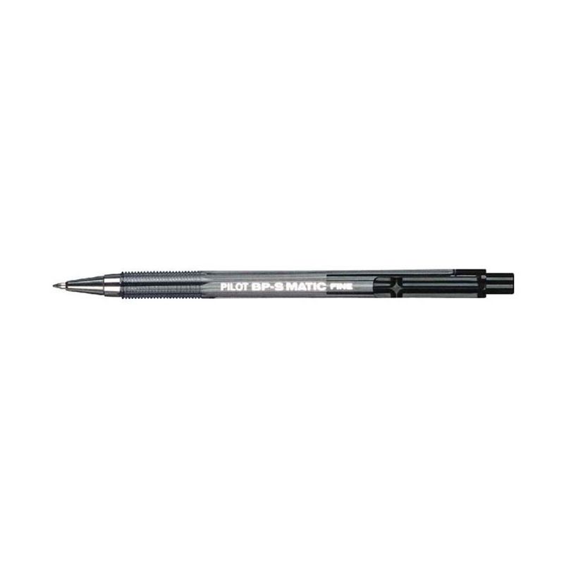 PILOT BP-S MATIC Stylo bille rechargeable pointe fine rétractable Encre Noire PILOT BP-S MATIC Stylo bille rechargeable pointe fine rétractable Encre Noire