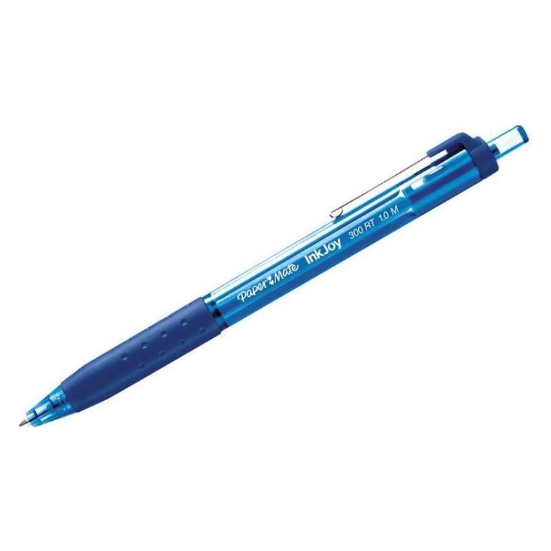 PAPERMATE Stylo bille rétractable avec grip Pointe moyenne Encre Bleue PAPERMATE Stylo bille rétractable avec grip Pointe moyenne Encre Bleue