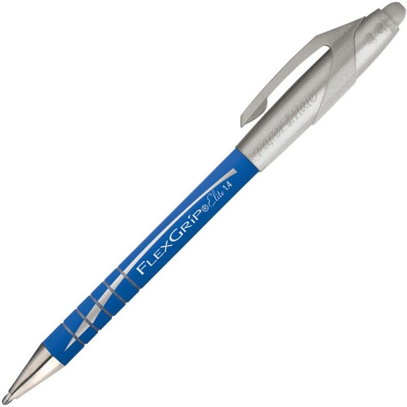PAPERMATE FLEXGRIP ELITE Stylo bille rétractable écriture large Encre bleue PAPERMATE FLEXGRIP ELITE Stylo bille rétractable écriture large Encre bleue