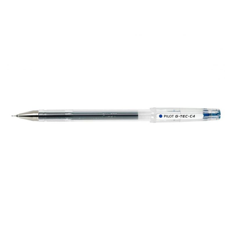 PILOT G-TEC-C4 Stylo à bille pointe hi-tech extra-fine encre gel Bleue