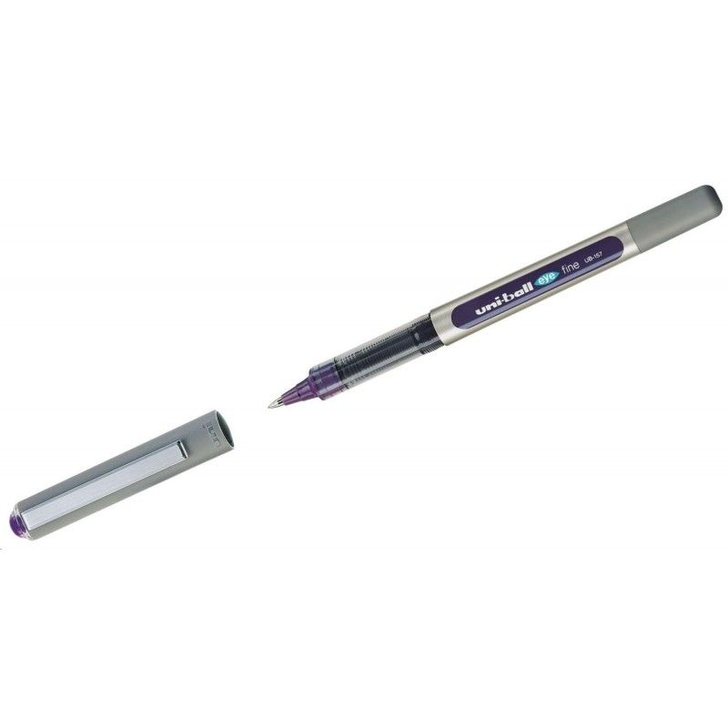 UNI-BALL EYE Stylo Roller pointe métal fine encre liquide Violet UNI-BALL EYE Stylo Roller pointe métal fine encre liquide Violet