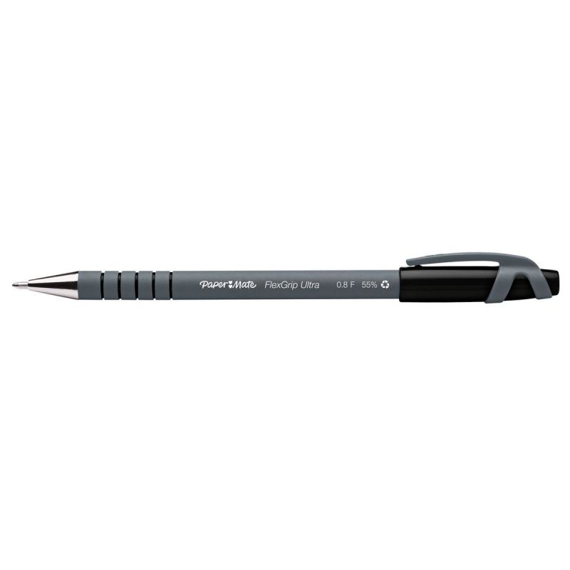 PAPERMATE FLEXGRIP ULTRA Stylo à bille pointe moyenne encre Noire PAPERMATE FLEXGRIP ULTRA Stylo à bille pointe moyenne encre Noire