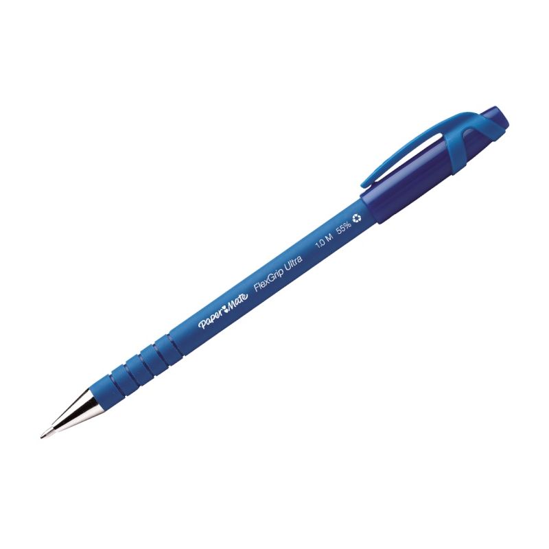 PAPERMATE FLEXGRIP ULTRA Stylo à bille pointe moyenne encre Bleue PAPERMATE FLEXGRIP ULTRA Stylo à bille pointe moyenne encre Bleue