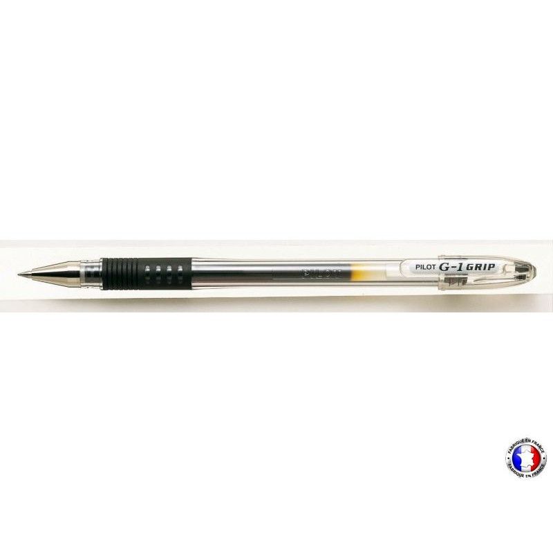 PILOT G-1 GRIP Stylo à bille pointe fine encre gel Noire PILOT G-1 GRIP Stylo à bille pointe fine encre gel Noire