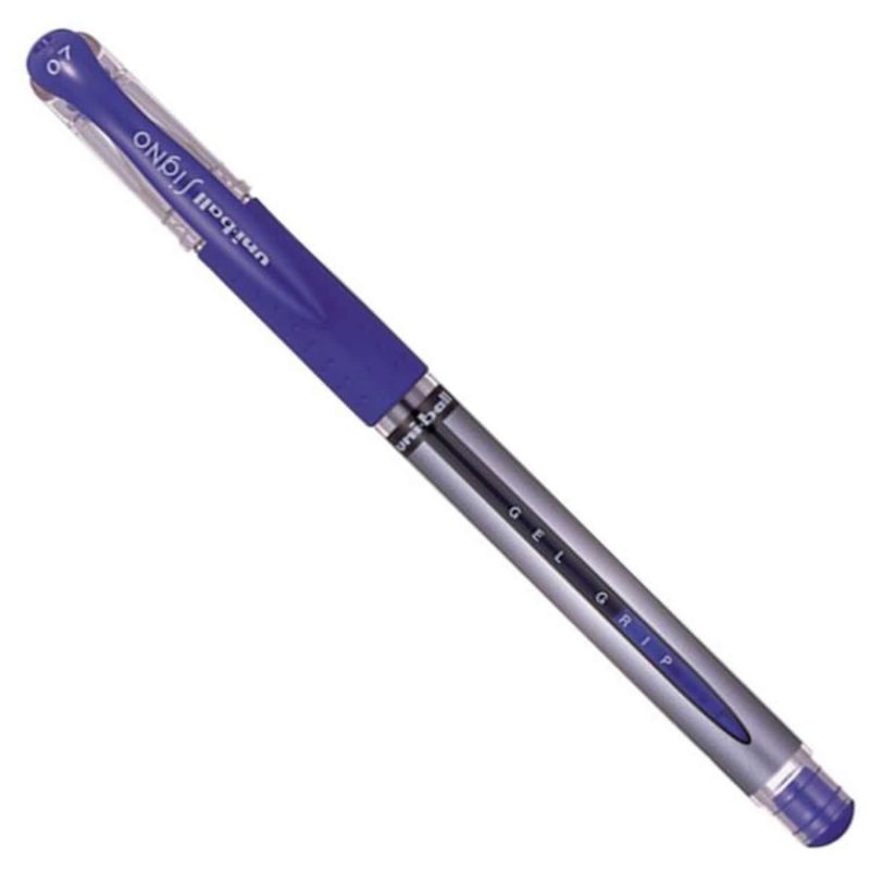 UNI-BALL SIGNO Stylo bille pointe moyenne encre gel Bleue UNI-BALL SIGNO Stylo bille pointe moyenne encre gel Bleue