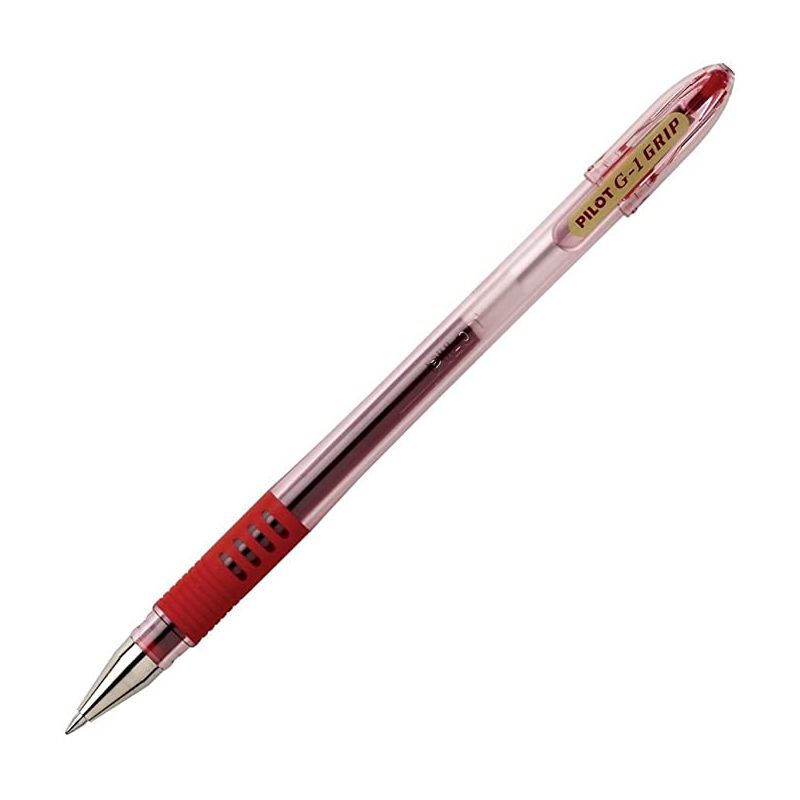 PILOT G-1 GRIP Stylo à bille pointe moyenne encre gel Rouge PILOT G-1 GRIP Stylo à bille pointe moyenne encre gel Rouge