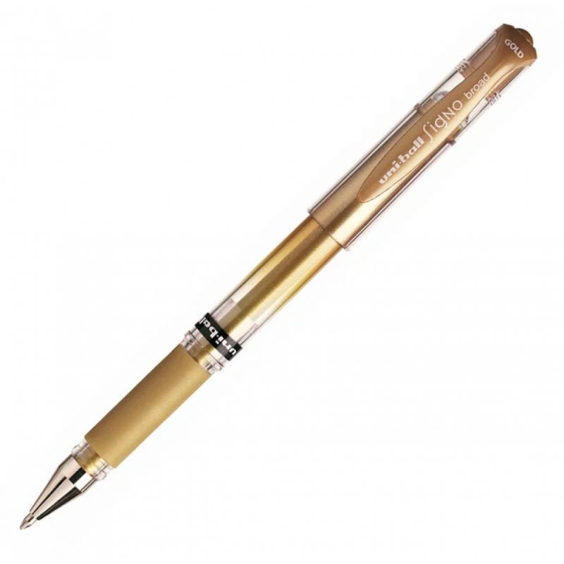UNI-BALL SIGNO BROAD Stylo bille pointe large encre gel Or UNI-BALL SIGNO BROAD Stylo bille pointe large encre gel Or