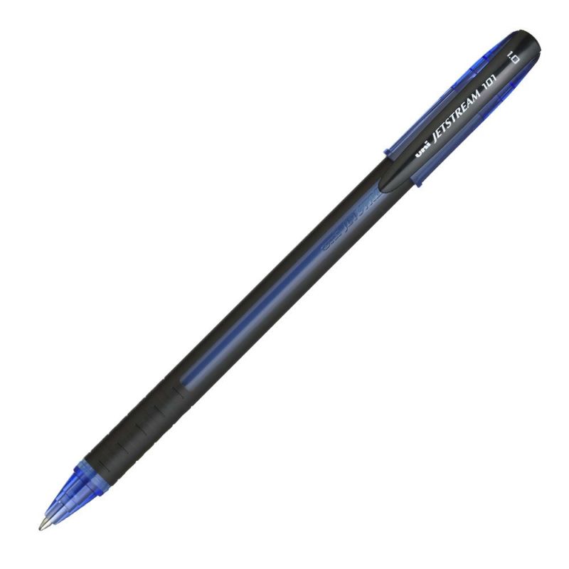 UNI-BALL JETSTREAM 101 Roller gel écriture médium Encre Bleue UNI-BALL JETSTREAM 101 Roller gel écriture médium Encre Bleue
