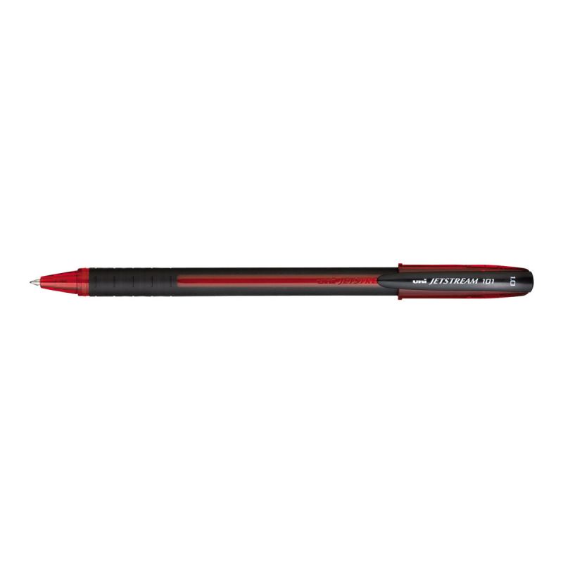 UNI-BALL JETSTREAM 101 Roller gel écriture médium Encre Rouge UNI-BALL JETSTREAM 101 Roller gel écriture médium Encre Rouge